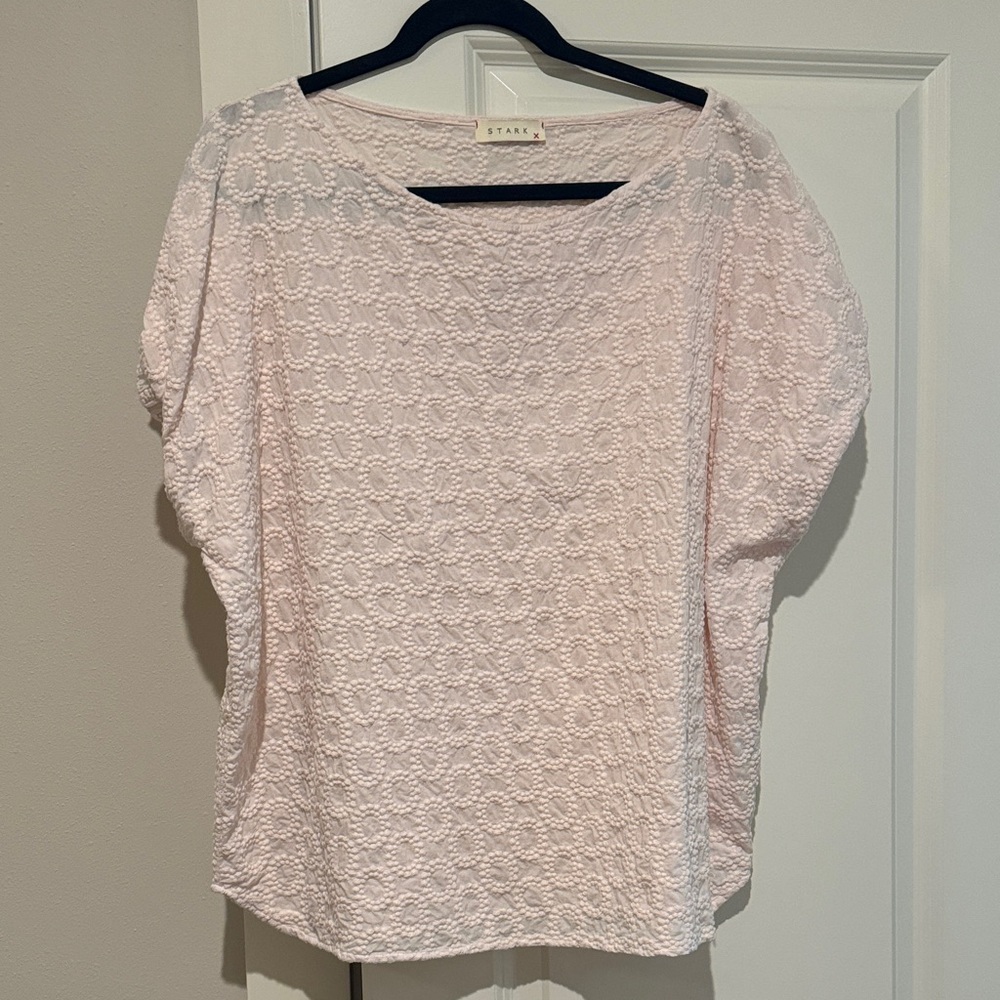 Stark Women's Blush Textured Blouse